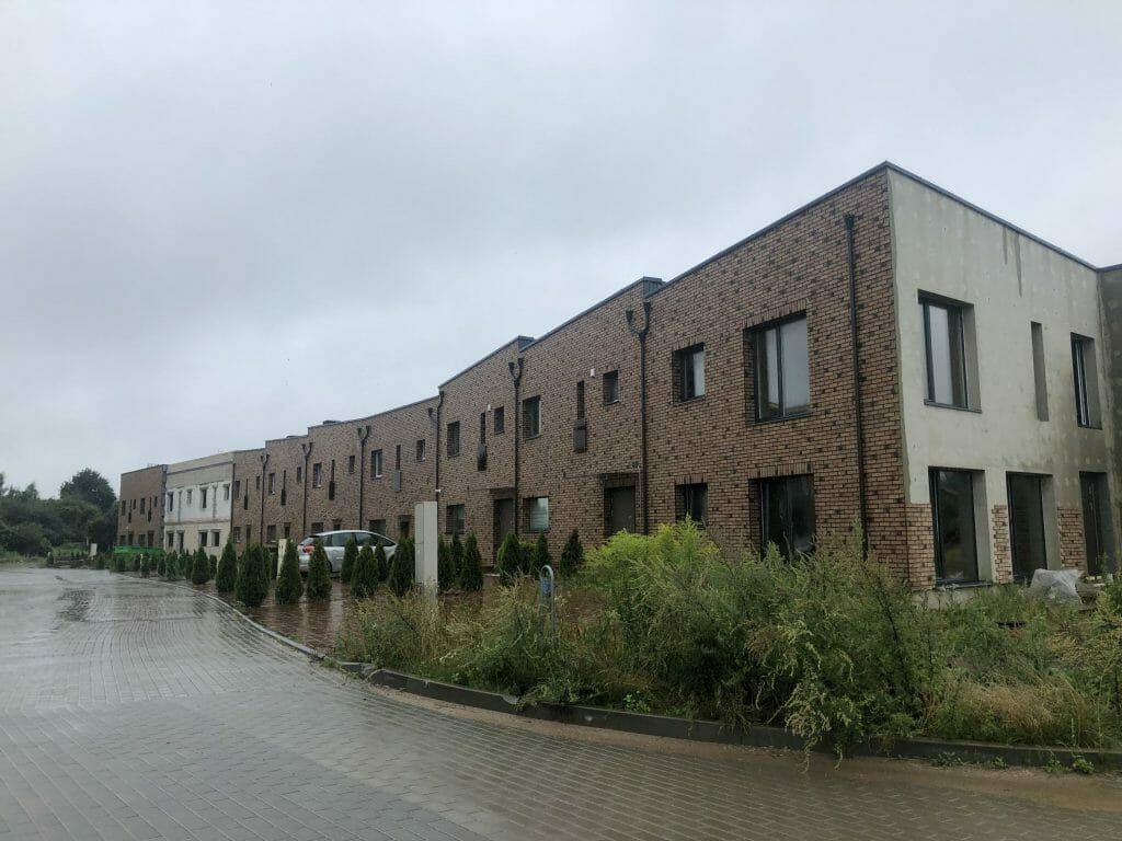 Naujasis Antakalnis Taurijos g. 57, 59, 61, 63, 65 (Taurijos g. 57, 59, 61, 63, 65) - Row housing - construction photos