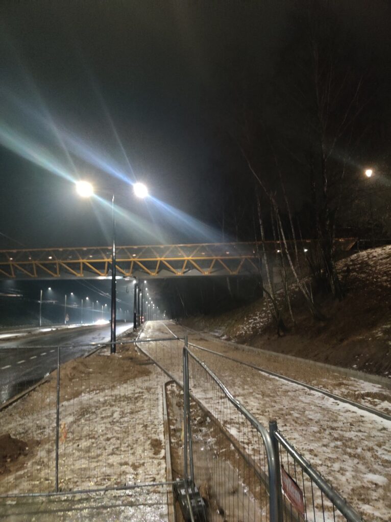 T. Narbuto g. dviračių takas ir viešojo transporto juosta (T. Narbuto g.) - Bike path - construction photos