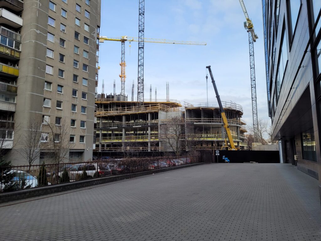 HERO (Lvivo g. 21) - Office center - construction photos