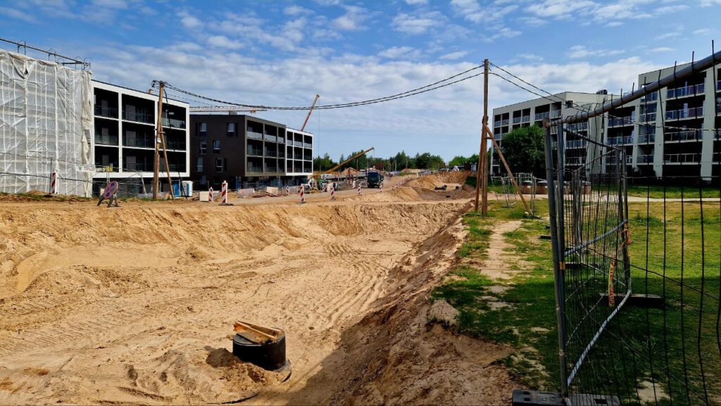 Karaliaučiaus g. atkarpa, Vištyčio g., J. Bretkūno g. atkarpa (Karaliaučiaus g., Vištyčio g., J. Bretkūno g.) - Bike path, Street - construction photos