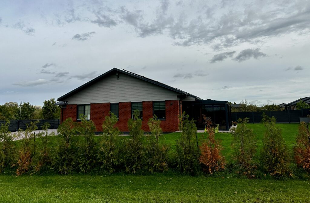 Saulės kalvos (Akacijų g. 1, 2, 3, 4, 5, 6, 7, 8, 9, 10, 11, 12, 13, 14, 15, 16, 17, 18, 19, 20, 21, Jazminų g. 1, 3, 5, 7, 9, 11, 13, 15, 17) - Private house community - construction photos