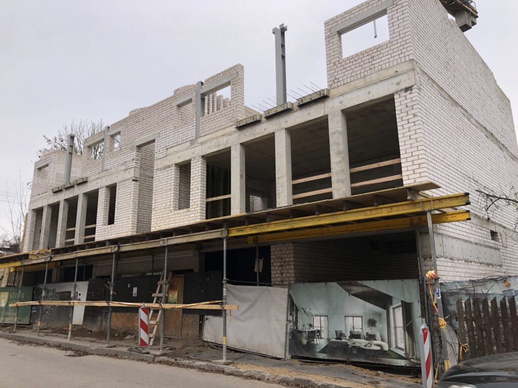 Užupio ložės (Polocko g. 7A) - Multi apartment - construction photos