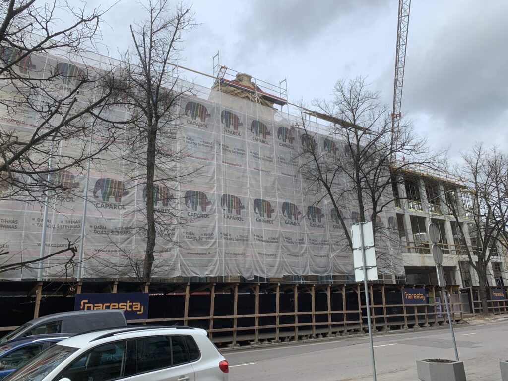 Vasario 16-osios (Vasario 16-osios g. 1) - Hotel, Office center, Primary and secondary education - construction photos