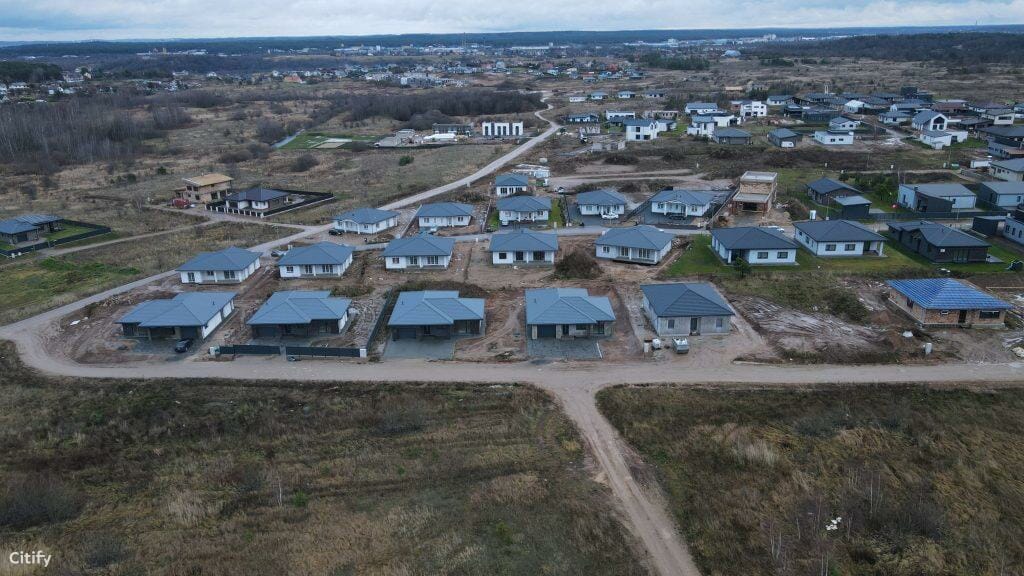 Kalvų terasos (Ismonių g. 15) - Land plots - construction photos