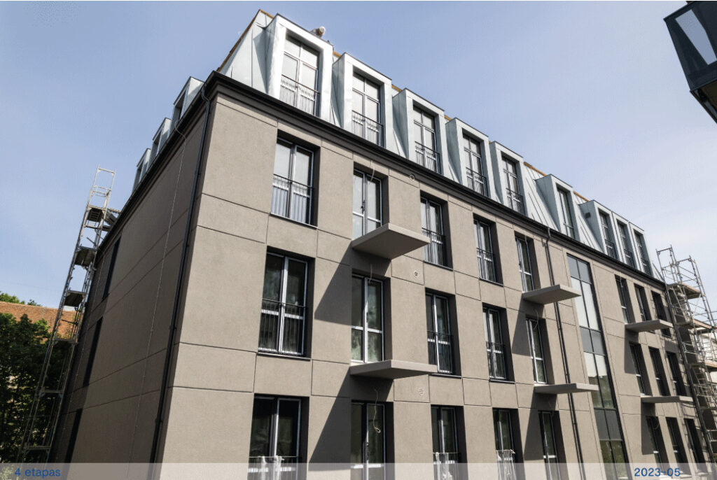 Baltas Lapas Mindaugo 4 etapas (Aguonų g. 17) - Multi apartment - construction photos