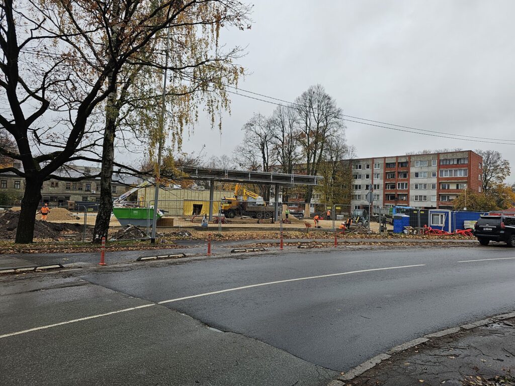 Virši - Viskaļu iela 2A (Viskaļu iela 2A) - Degalinė - statybų nuotraukos