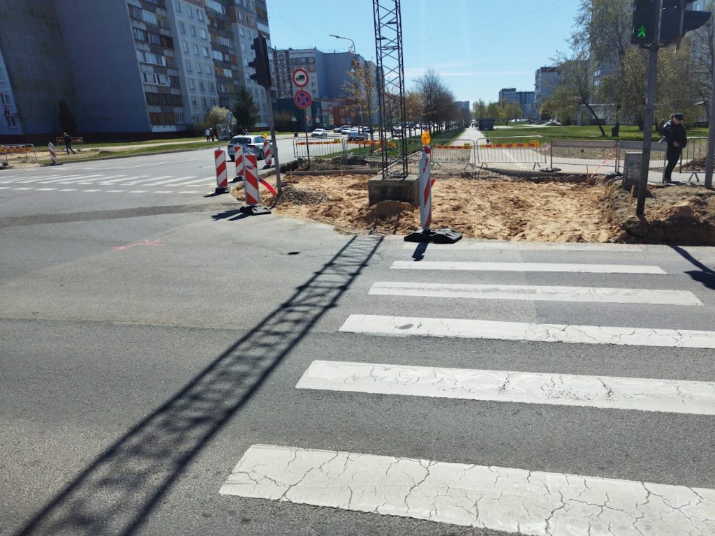 Velosipēdu ceļš Rīga - Ulbroka (Augusta Deglava iela) - Dviračių takas - statybų nuotraukos