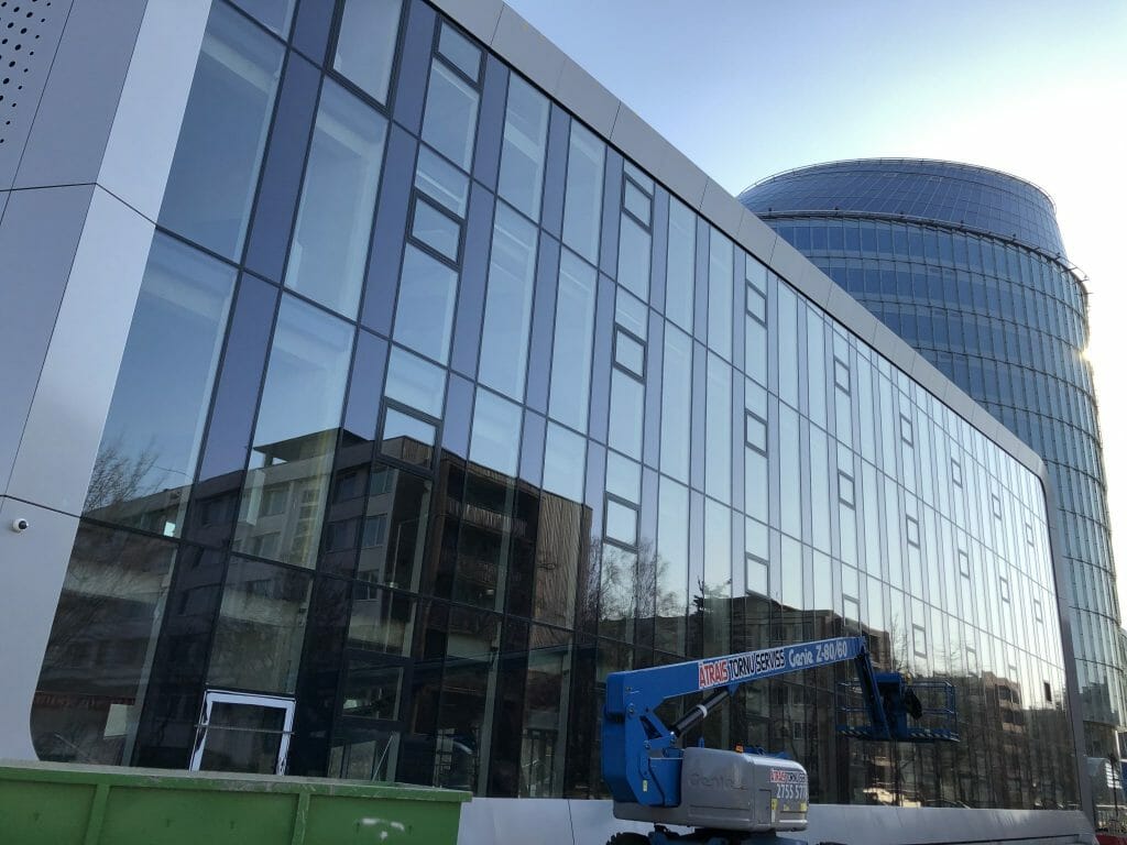 Green Hall 3 (Upės g. 9) - Office center - construction photos