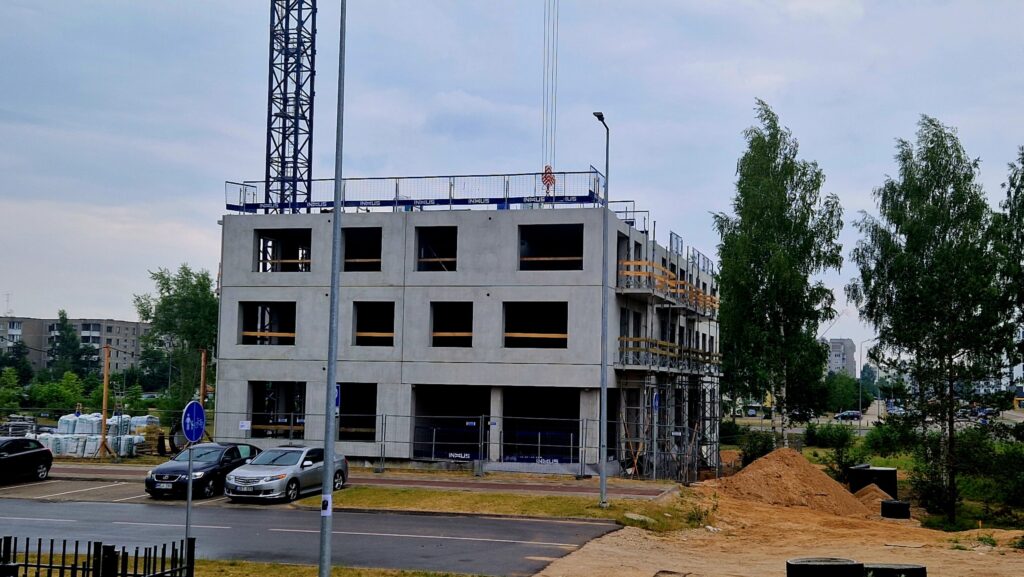 Martyno namai 3 etapas (A korpusas) (M. Mažvydo g. 30) - Multi apartment - construction photos