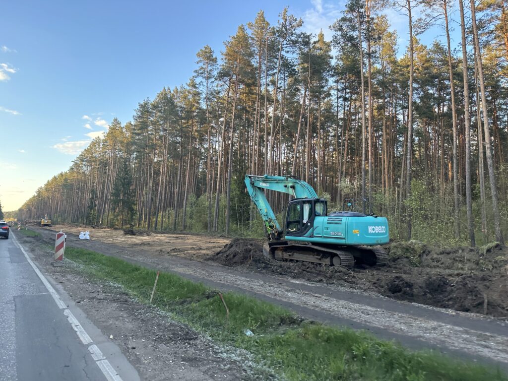 Nemenčinės pl. rekonstrukcija (Nemenčinės pl.) - Bike path, Road - construction photos