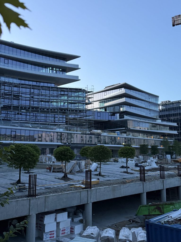 Business Stadium Central (Rinktinės g. 3) - Verslo centras - statybų nuotraukos