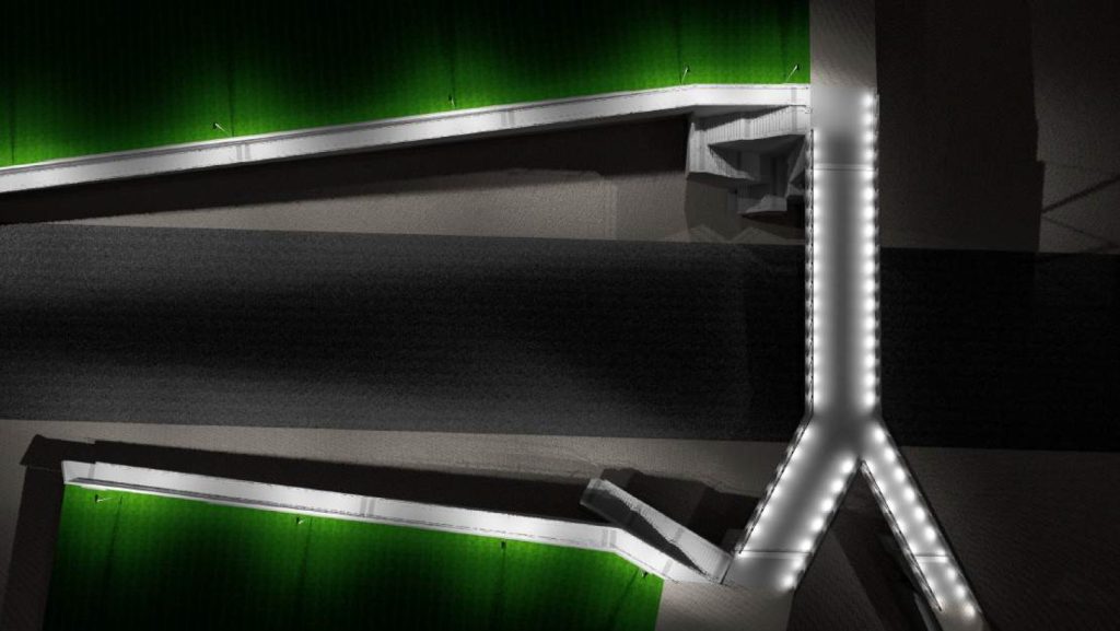 Pėsčiųjų ir dviračių viadukas Siesikų g. (Siesikų g.) - Velosipēdu ceļš, Tilts - vizualizācija