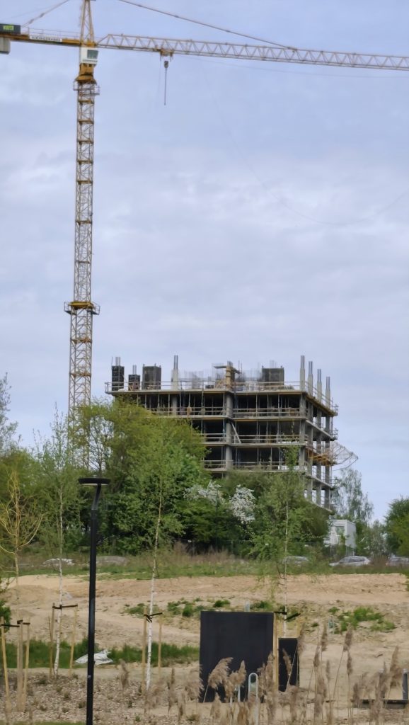 Newton 1 etapas (K2) (Viršuliškių skg. 8) - Multi apartment - construction photos