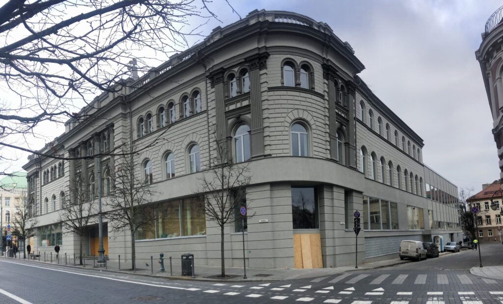 ISM universitetas (buv. Centrinis paštas) (Gedimino pr. 7) - Higher education - construction photos