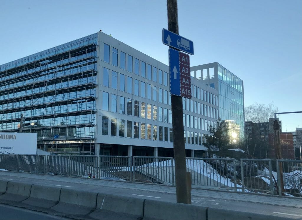 Freedom 36 (Laisvės pr. 36) - Office center - construction photos