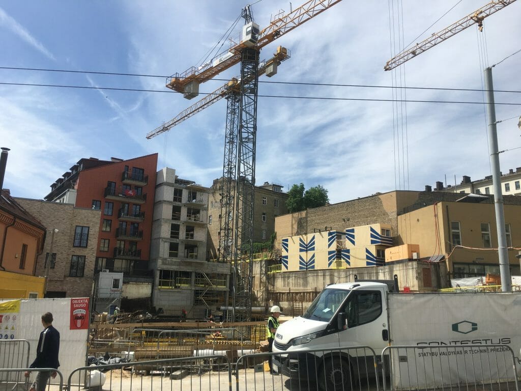 Lietuvos draudimo administracinis B10 (J. Basanavičiaus g. 10) - Multi apartment, Office center - construction photos