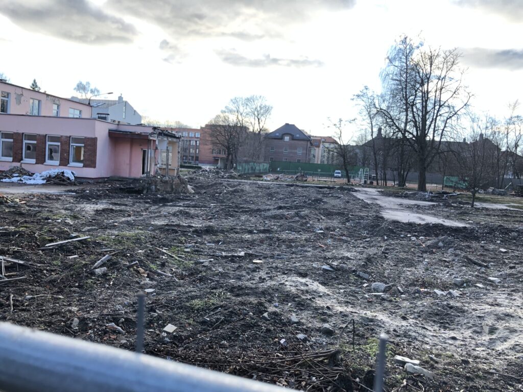 Vaikų darželis "Svirpliukas" (Liepų g. 43A) - Science institution - construction photos