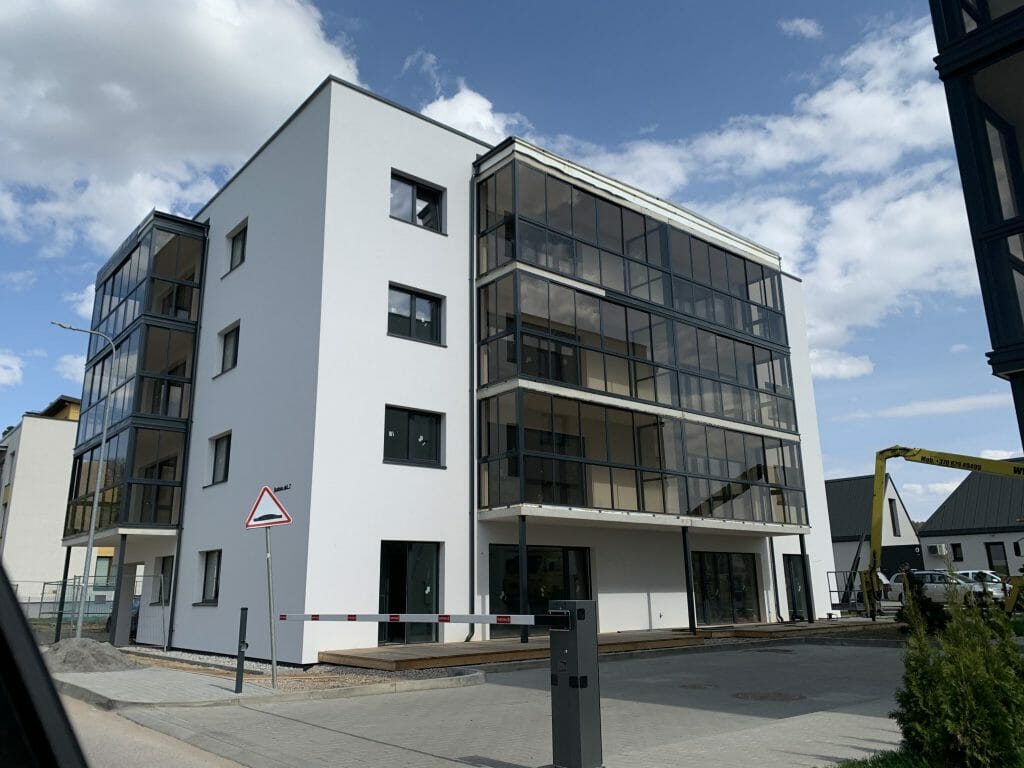 Lampėdžio takas 1 etapas (Įkalnės aklg.) - Multi apartment - construction photos