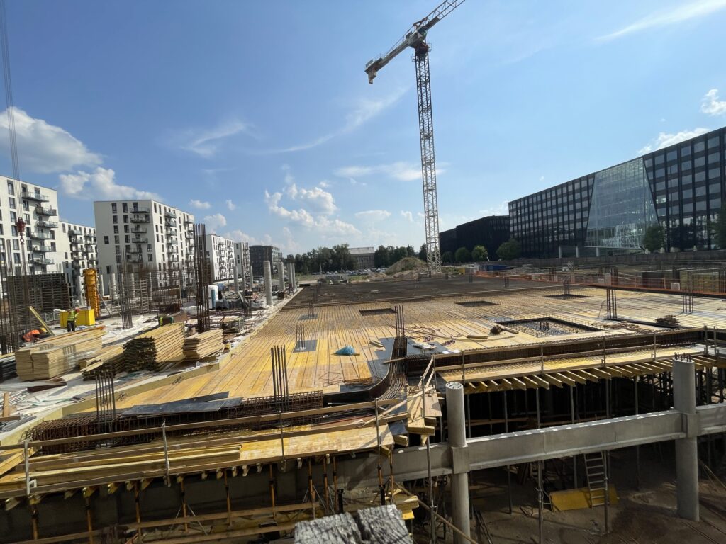 Business Stadium Central (Rinktinės g. 3) - Verslo centras - statybų nuotraukos