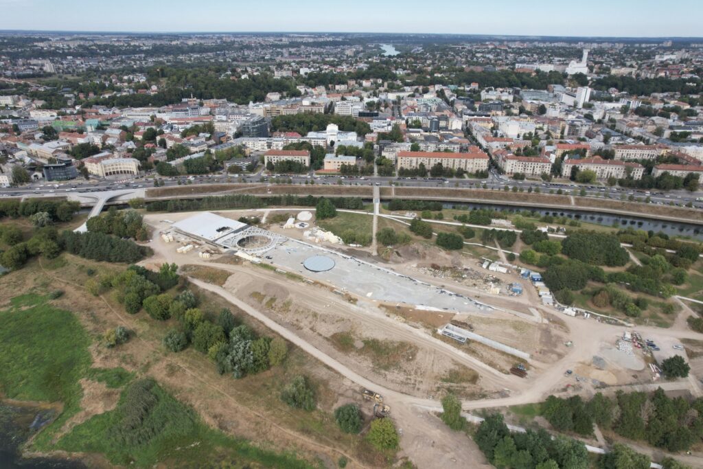 Mokslo sala (Karaliaus Mindaugo pr. 50) - Museum - construction photos