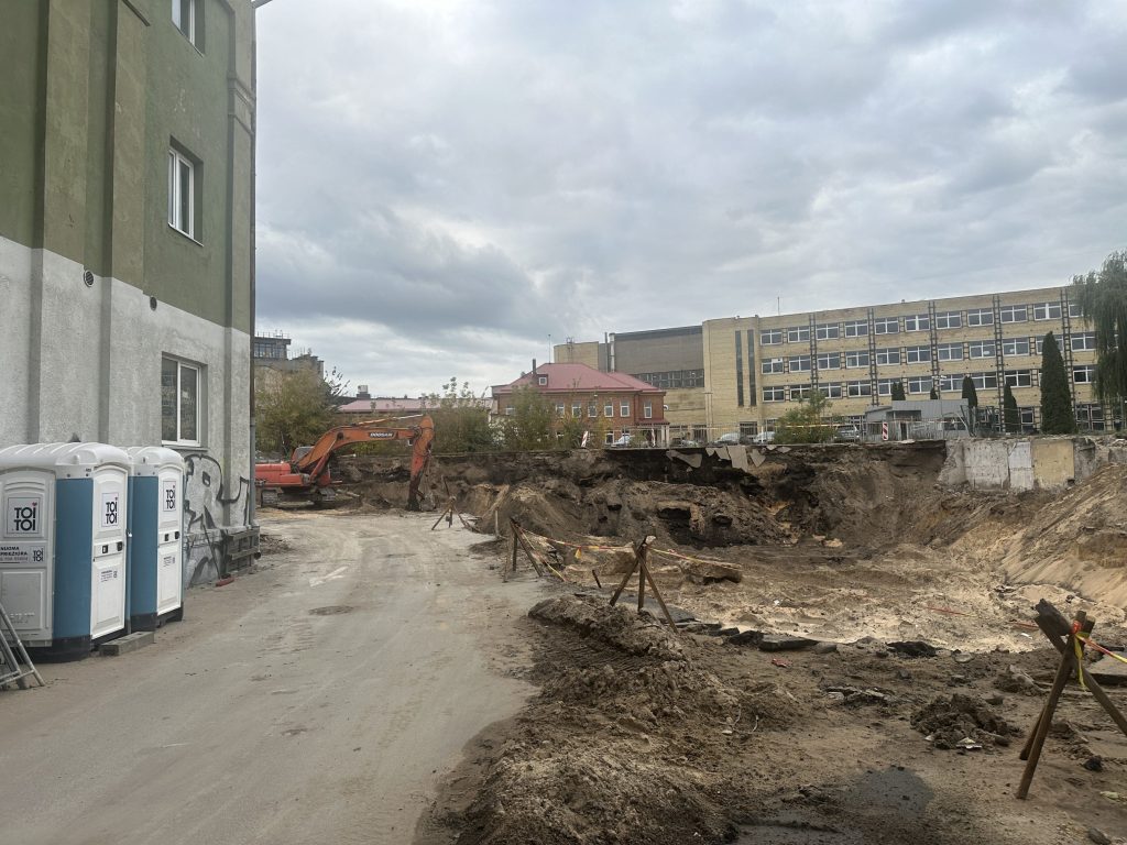 Naujamiesčio trio (Panerių g. 34) - Daudzdzīvokļu nams - būvdarbu attēli