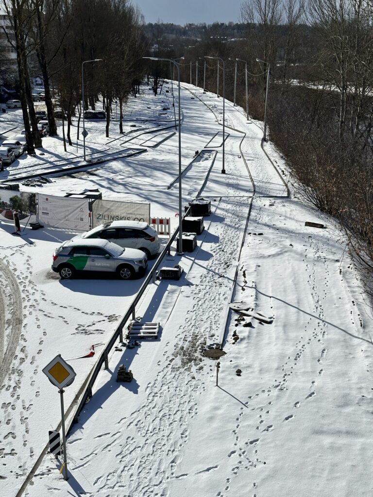 Neries kairiosios krantinės 1 etapas (B atkarpa) (Sluškų g., P. Vileišio g.) - Jalgrattatee, Promenaad - ehituse fotod