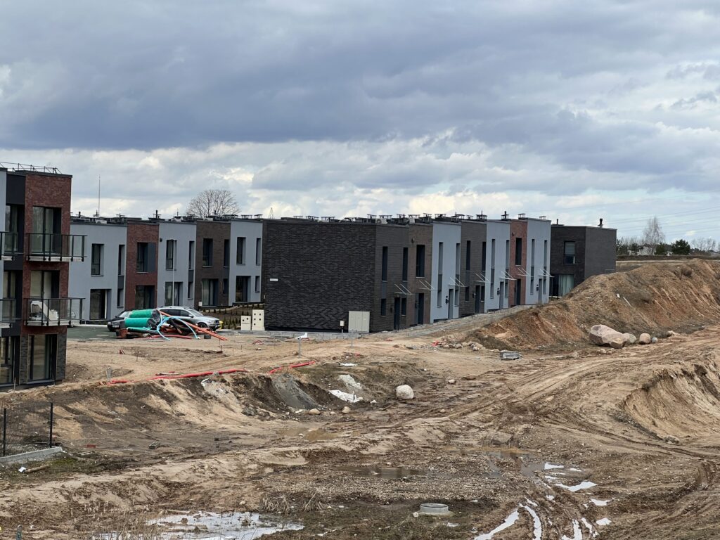 PaJustis 2 etapas (sublokuoti namai) (Mozūriškių g. 190) - Row housing - construction photos
