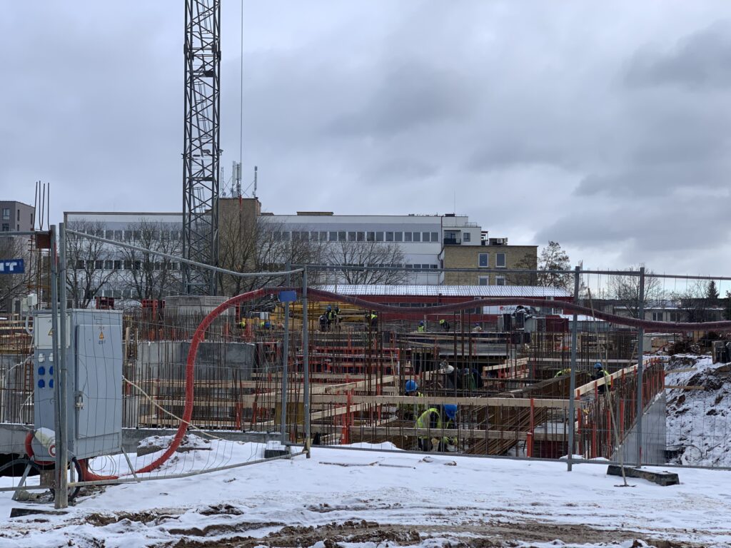 Naujasis Skansenas 5 etapas (Linkmenų g. 8, 10) - Daugiabutis - statybų nuotraukos