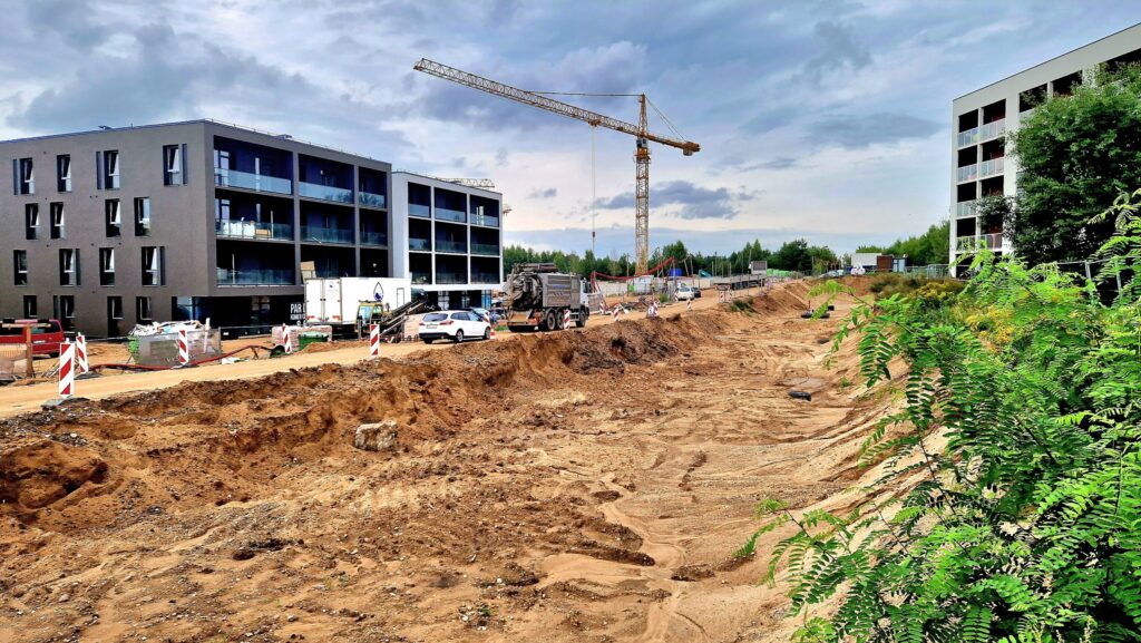 Karaliaučiaus g. atkarpa, Vištyčio g., J. Bretkūno g. atkarpa (Karaliaučiaus g., Vištyčio g., J. Bretkūno g.) - Bike path, Street - construction photos