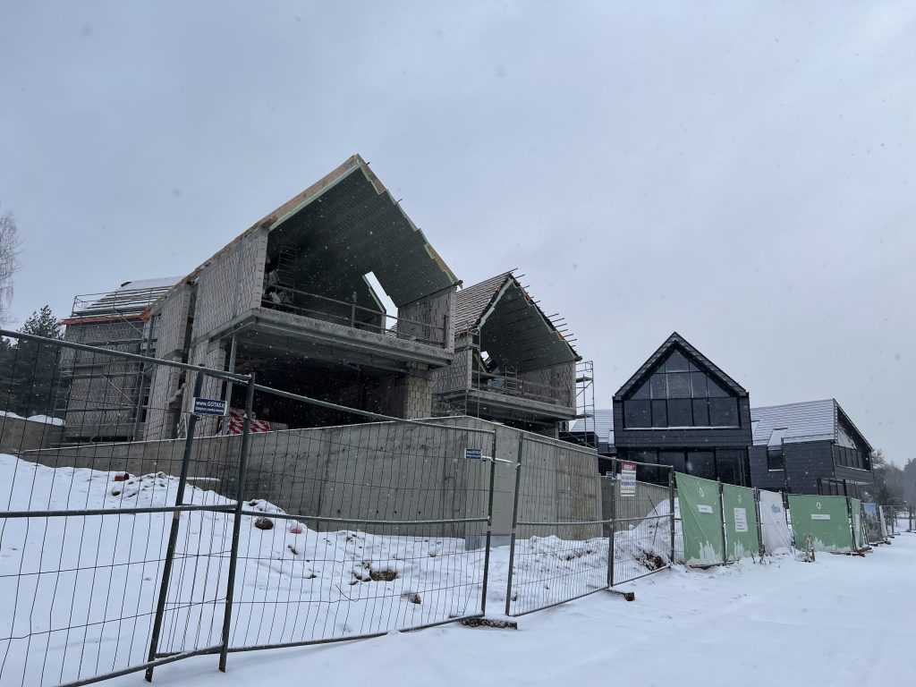 Aternus rojus (Rojaus g. 2A, 2B, 4, 4A, 4C) - Row housing - construction photos