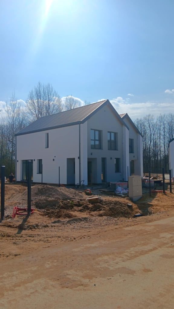 Miško apsupty (Ariogalos g. 1, 2, 3, 4, 5, 6, 7, 8, 9, 10, 11, 12, 13, 14, 15, 16, 17, 18, 19, 20, 22, 24, Žiežmarių g. 45, 47, 49, 51) - Private house community - construction photos