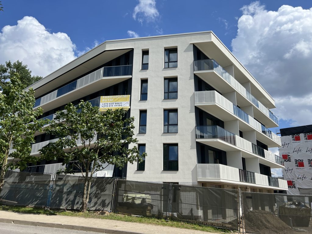 U128 (Ukmergės g. 128) - Daugiabutis - statybų nuotraukos