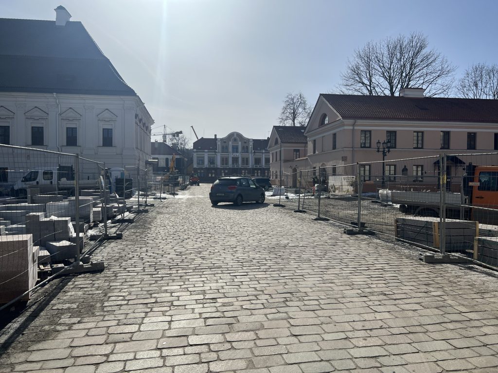 Kauno rotušės aikštė (Rotušės a.) - Laukums - būvdarbu attēli