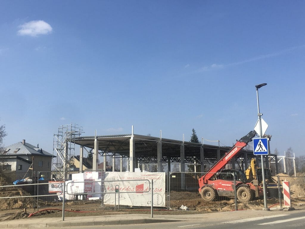 Rimi Žvaigždikių g. (Žvaigždikių g. 2) - Food store - construction photos