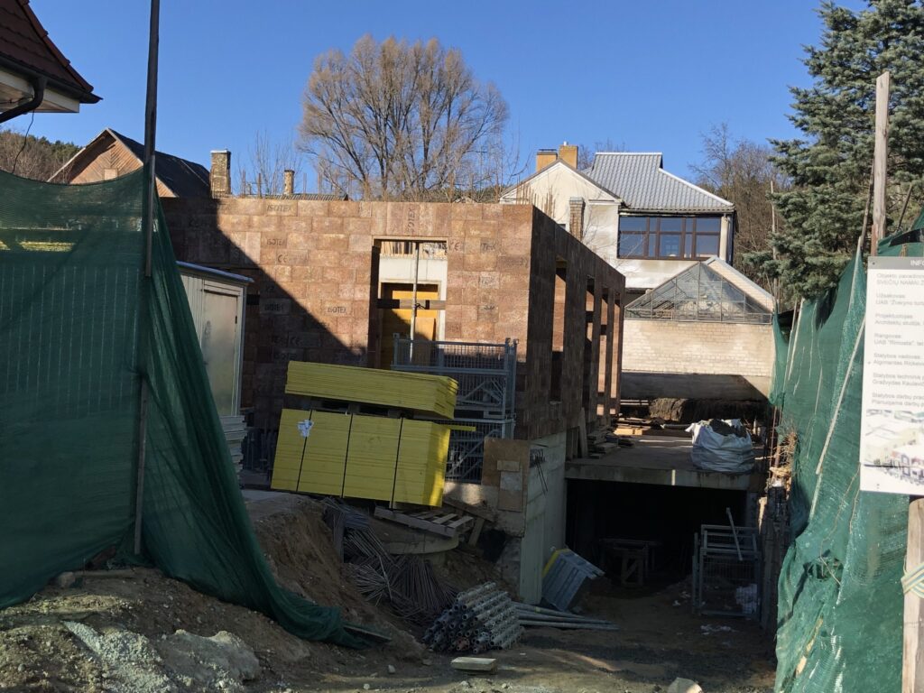 Žalioji g. 17 (Žalioji g. 17) - Hotel, Multi apartment - construction photos