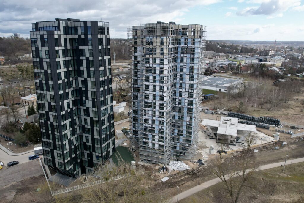 Kaunorama 1 etapas (A ir B namas) (A. Juozapavičiaus pr. 139A) - Multi apartment - construction photos