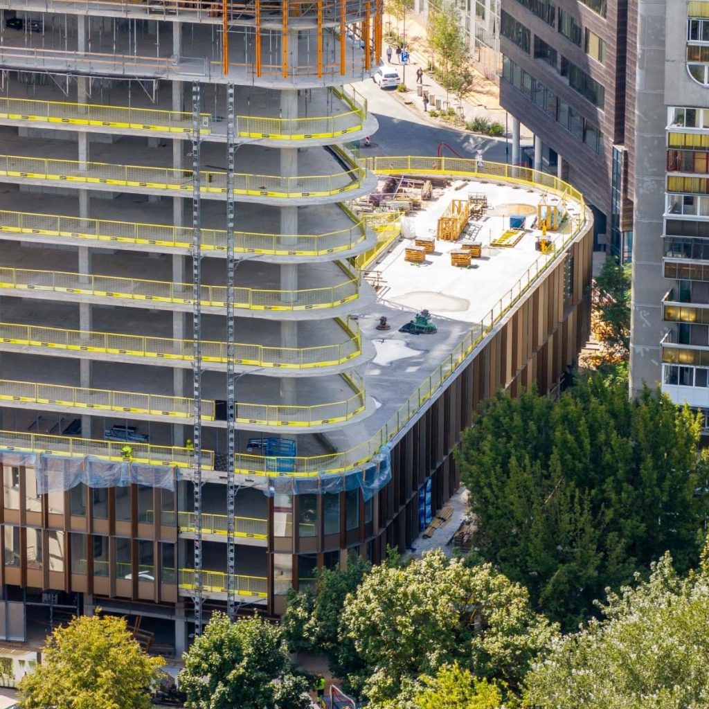 HERO (Lvivo g. 21) - Office center - construction photos