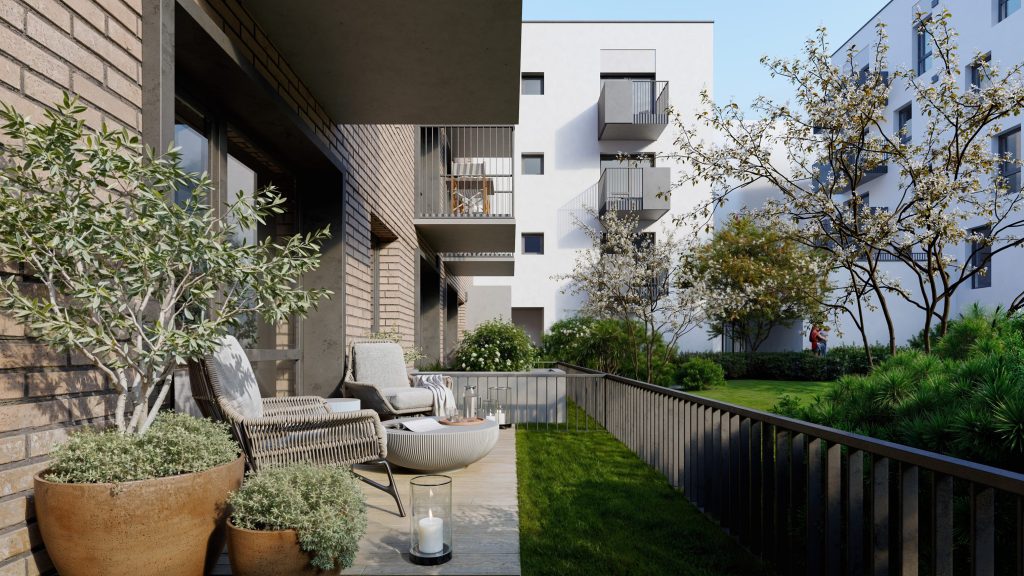 Justiniškių g. 154 1 etapas (Justiniškių g. 154) - Multi apartment - visualization