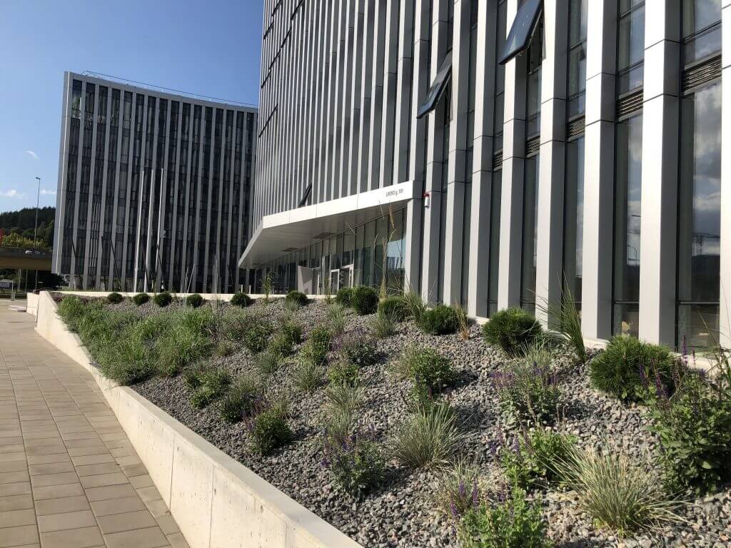 Park Town (Lvovo g. 105A) - Office center - construction photos