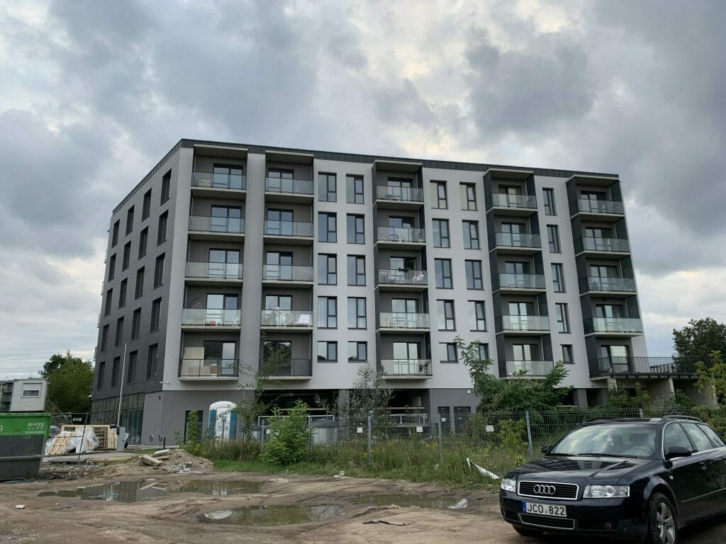 Šnipiškių perspektyvos (Šatrijos g. 1) - Multi apartment - construction photos