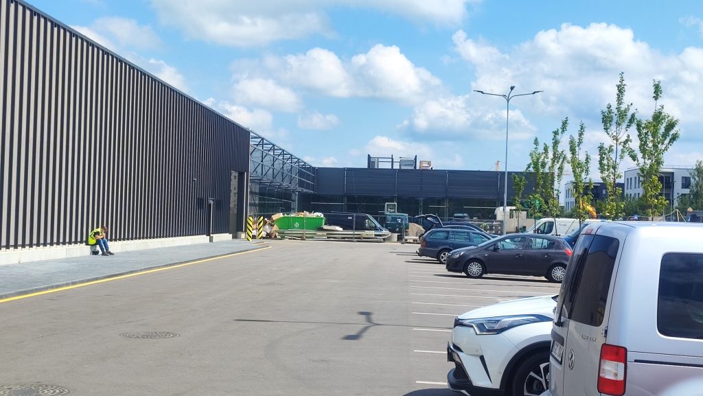 Dangeručio g. 2, 4 (Dangeručio g. 2, 4) - Tirdzniecības centrs - būvdarbu attēli