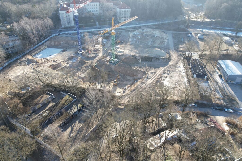 LMTA miestelis 1 etapas (Teatro ir kino fakultetas, Mažasis salių blokas) (Olandų g. 21A) - Higher education - construction photos