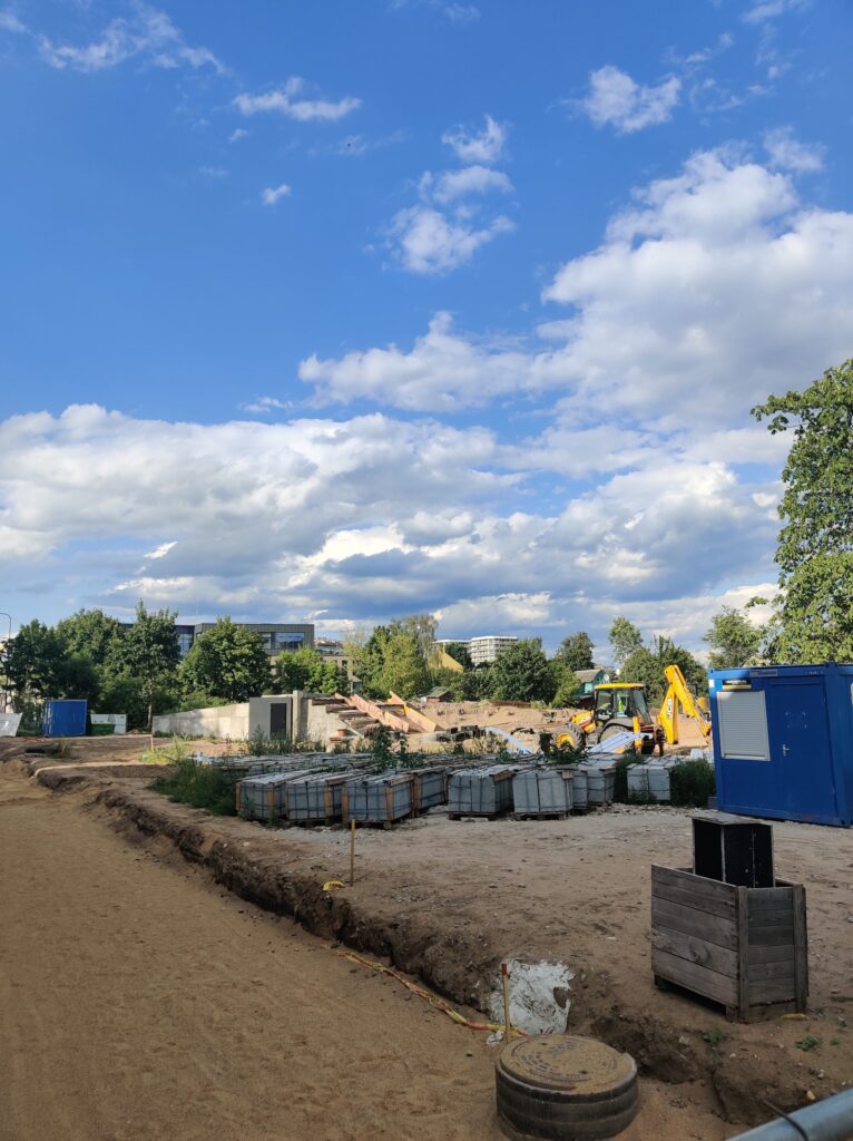 Šnipiškių aikštė (Giedraičių-Kintų g. skveras) (Kintų g.) - Square - construction photos