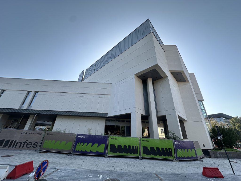 Vilniaus kongresų rūmai (Vilniaus g. 6-1) - Concert hall - construction photos