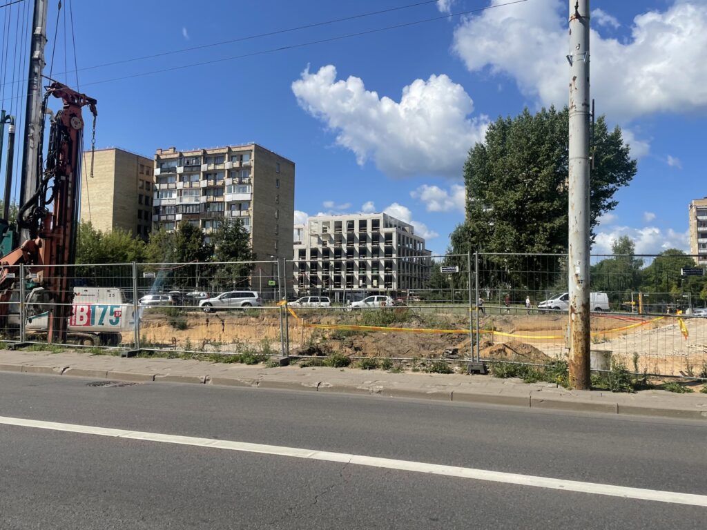 Uptown Park 2 (Švitrigailos g. 19, 21, 23) - Office center - construction photos