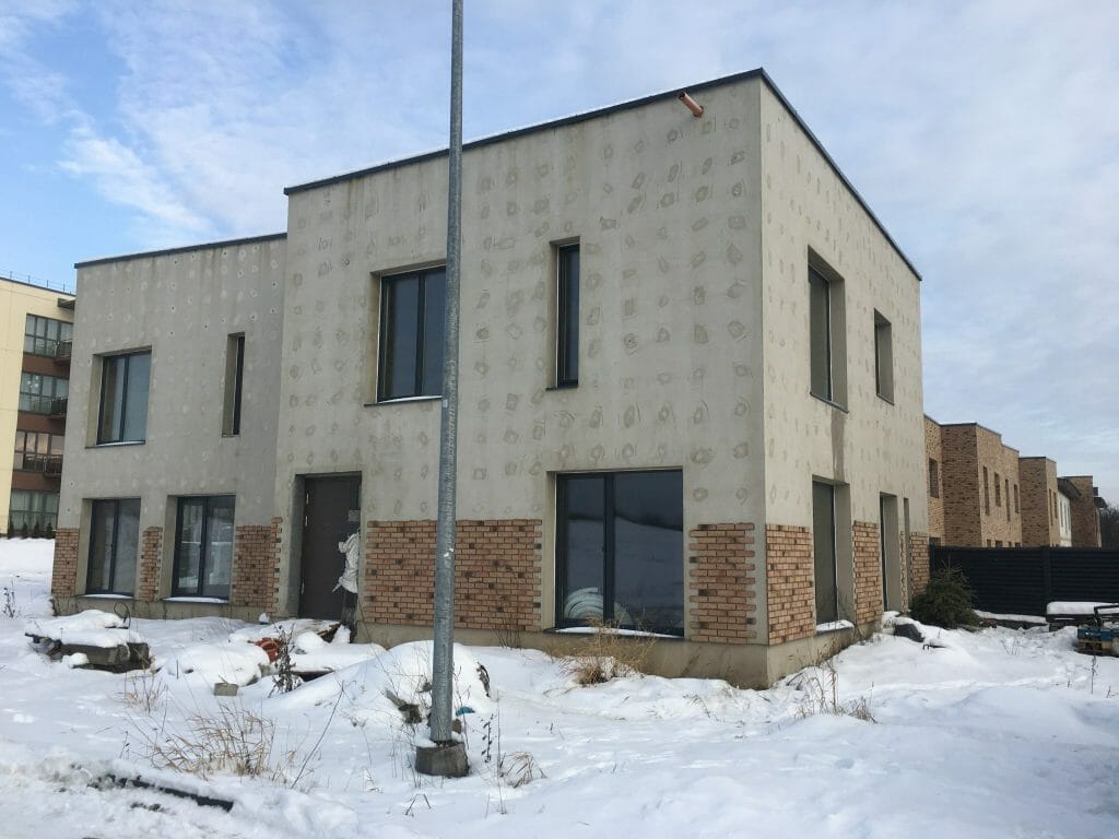 Naujasis Antakalnis Taurijos g. 57, 59, 61, 63, 65 (Taurijos g. 57, 59, 61, 63, 65) - Row housing - construction photos