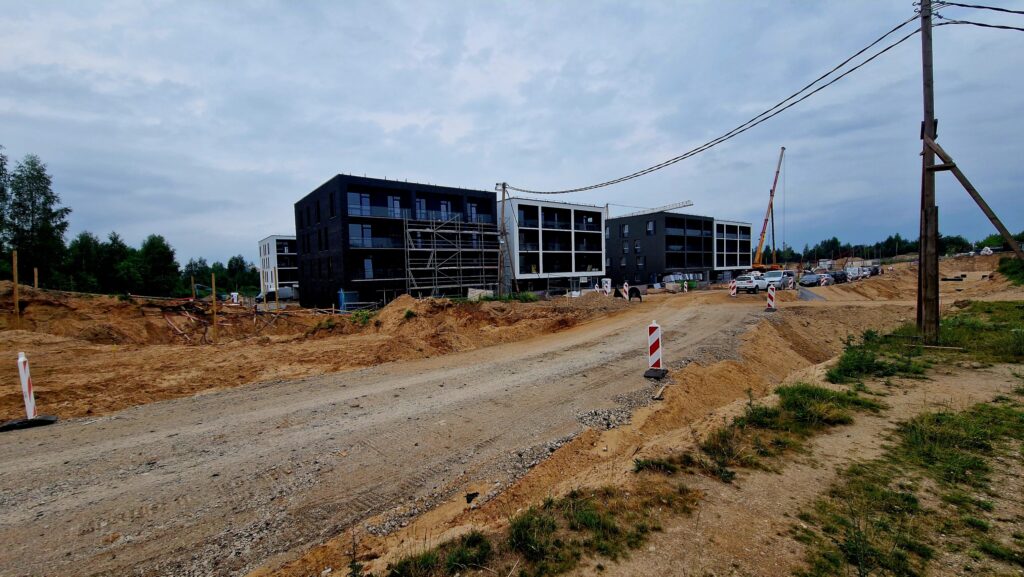 Karaliaučiaus g. atkarpa, Vištyčio g., J. Bretkūno g. atkarpa (Karaliaučiaus g., Vištyčio g., J. Bretkūno g.) - Bike path, Street - construction photos