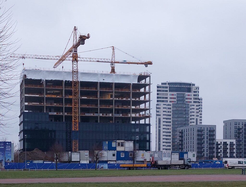 Elemental Business Centre (Skanstes iela 25) - Office center - construction photos