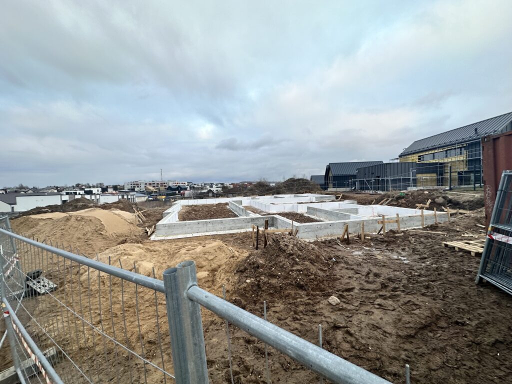 HALSO (Lukšinės g. 26, 28, 32, 34, Ašmenėlės g. 44) - Private house community - construction photos