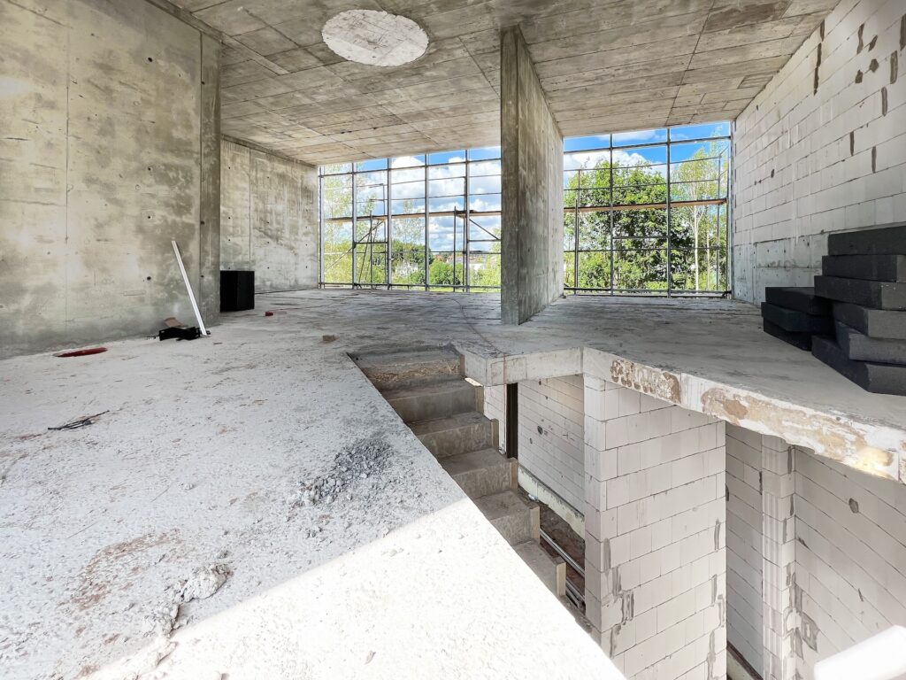 Duonos kalnas 1 etapas (Duonos Kalno g. 20, 22, 24, 26) - Private house community - construction photos